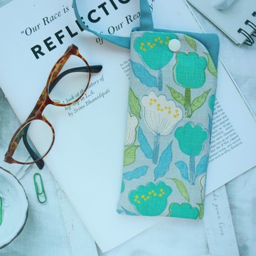 清晨花語 眼鏡包 眼鏡袋 太陽眼鏡袋 老花眼鏡袋 舖棉眼鏡包