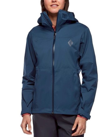 ├登山樂┤美國 Black Diamond StormLine Stretch Rain Shell / 女款BD.dry 防風防水外套 # M697-IN/Bl 墨藍