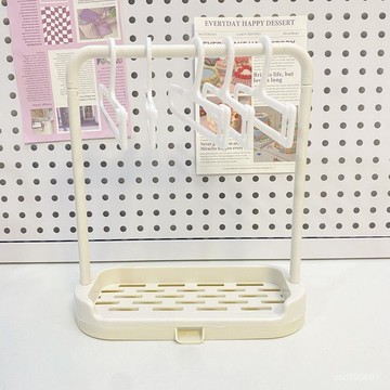 臺灣🚍8H出🉑20cm娃衣收納置物架15/20cm棉花娃娃專用衣架衣撐展示架玩偶配件 ZUDN