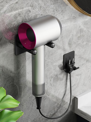 吹風機支架免打孔衛生間浴室置物架壁掛電吹風筒收納掛架適用戴森