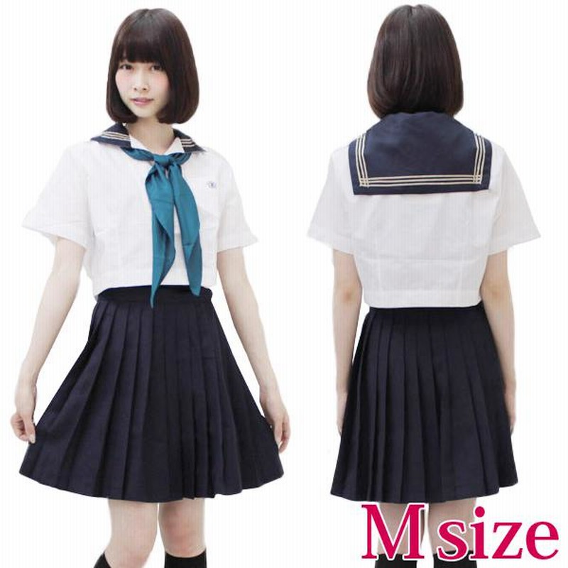 インターナショナルスクールのセーラー服 夏服 M コスプレ
