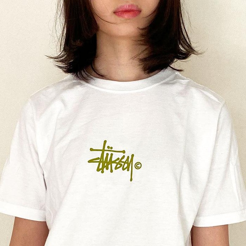 ステューシー Tシャツ 半袖 STUSSY レディース WOMEN Basic Logo