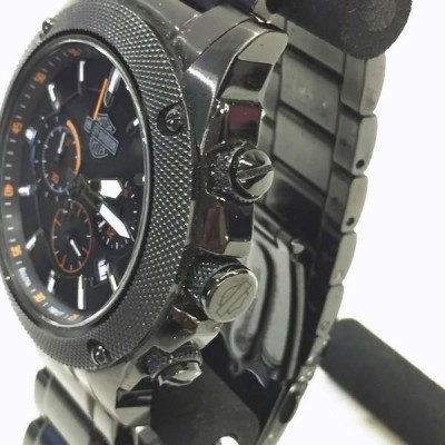 Harley Davidson×BULOVA 【men5142】 クロノグラフ 78B127 腕時計 