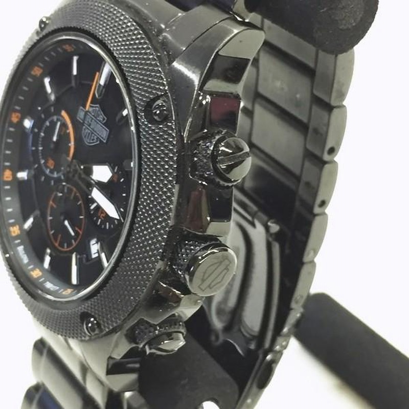 Harley Davidson×BULOVA 【men5142】 クロノグラフ 78B127 腕時計