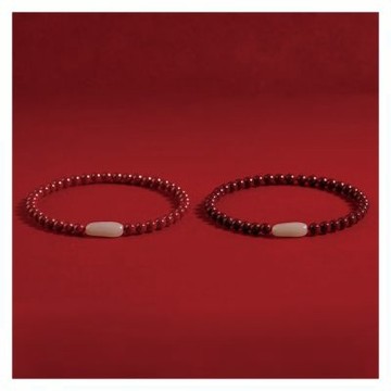 【HERA 赫拉】硃砂紫金砂和田玉手串 H115041501