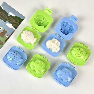 🔥臺灣熱賣🔥日本出口飯糰模具寶寶食品級兒童可愛卡通米飯造型壽司蛋模