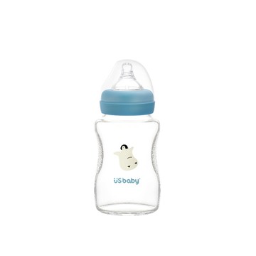 優生 真母感愛地球玻璃奶瓶 寛口徑L240ml(企鵝/朱雀)*2入