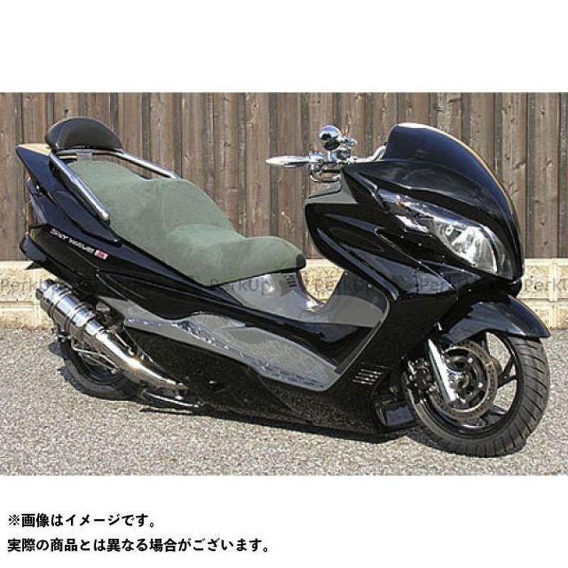 ウイルズウィン製スカイウェイブ250 フロントガーニッシュ 青M 社外  バイク 部品 WirusWin CJ43A フロントマスク 割れ欠け無し そのまま使える:22102569