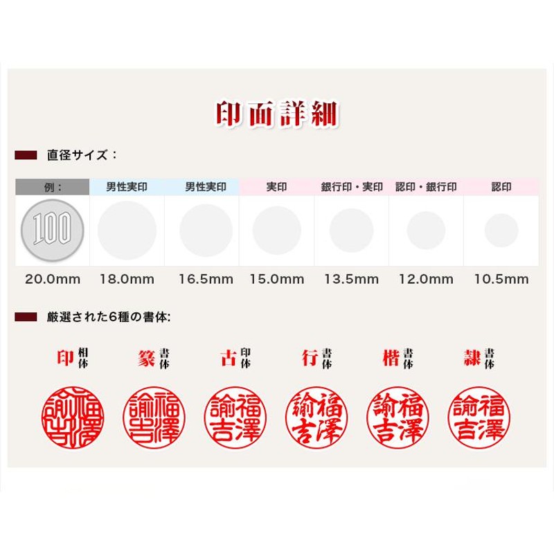 桐箱付 印鑑 チタン はんこ/実印 銀行印 認印/ 名入れ印鑑 お祝い 実印