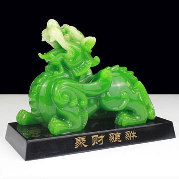 招財聚財貔貅擺件一對貔恘皮丘工藝品辦公室家居裝飾品電視柜擺設