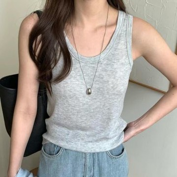 正韓背心 羅紋無袖背心CPC1020-創翊韓都