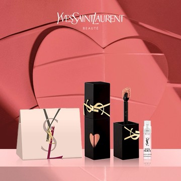 🔜快速出貨【YSL】霧唇釉｜生日禮物｜星座刻字口紅禮｜送給女朋友｜獻給她嫩潤薄霧嘟唇