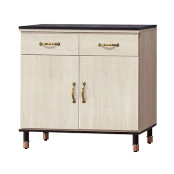 文創集 洛里2.7尺高硬度岩板低餐櫃-81x41x82cm免組