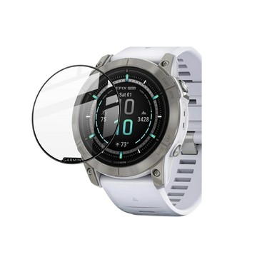 【3D曲面複合】適用 Garmin Tactix 7 AMOLED 熱彎膜 PMMA+PC 防刮 耐刮 全螢幕保護貼