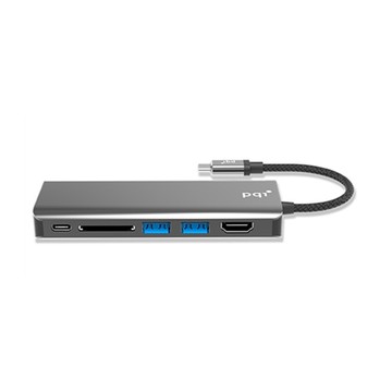 type-c hub 6 port 多功能金屬集線器 影音轉接器 4k高清 hdmi