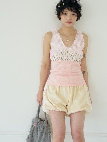 TERRY BLOOMER PANTS [CREAM]