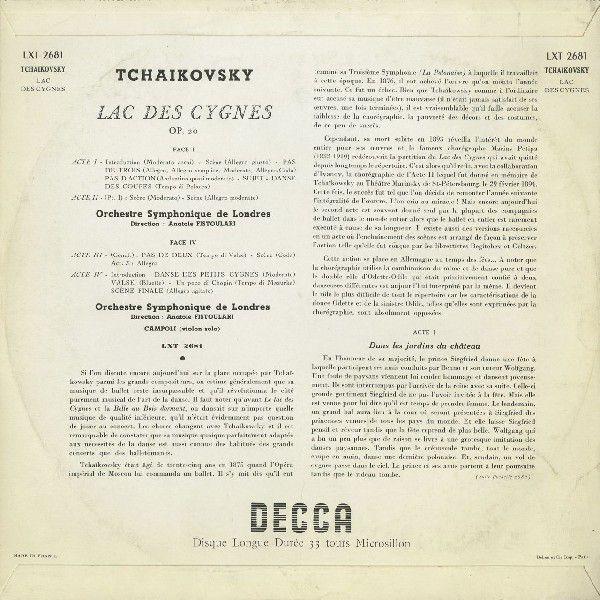 ＜中古クラシックLPレコード＞チャイコフスキー：白鳥の湖Ｏｐ．２０（全曲）