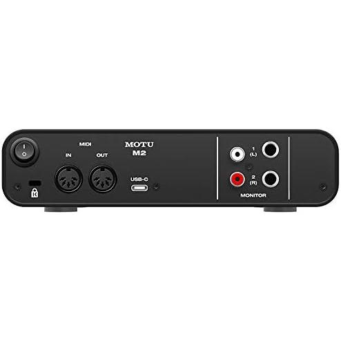 Motu M2 2x2 USB Audio Interface with AKG Project Studio P220 Condenser Mic, HPC-A30 Studio Monitor Headphones  XLR Cable Bundle