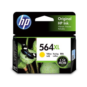 HP 黃色高容量原廠墨水匣 / 盒 CB325WA 564XL
