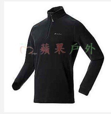 【【蘋果戶外】】odlo 210502【深藍 M】男刷毛長袖半門襟保暖中層衣 warm 銀離子不悶熱 刷毛衣