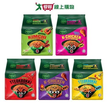韓國CJ bibigo乾拌麵系列(炒泡菜/辣味韓式炸雞醬/辣炒年糕醬/醬油BBQ炸雞醬/起司炒年糕醬)(【愛買】
