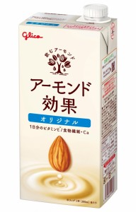 12 10まで限定ポイント2％増量 送料無料 グリコ アーモンド効果 オリジナル 1000ml 1L×4ケース 24本