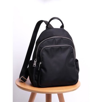 尼龍牛津布雙肩包女2024新款多層簡約防水旅行背包輕便大容量百搭