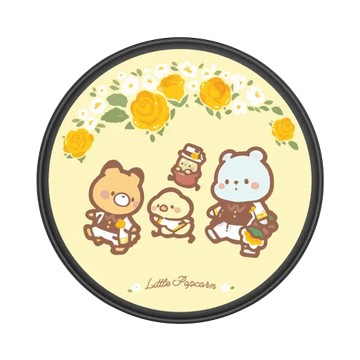 GRIP O (MagSafe 兼容） 黑 - 小玉米花 Littlepopcorn - 花花禮服