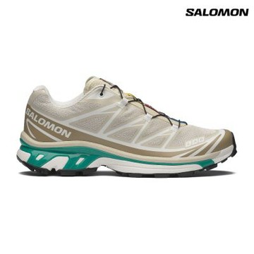 【Salomon索羅門】XT-6 運動鞋 雨天灰/栗鼠灰/朝代綠
