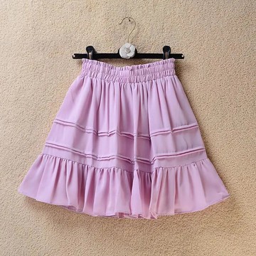 短裙 女童半身裙 夏季薄款短裙子 中大兒童洋氣百褶裙 兒童A字裙 童裝裙子 半身短裙【不二雜貨】