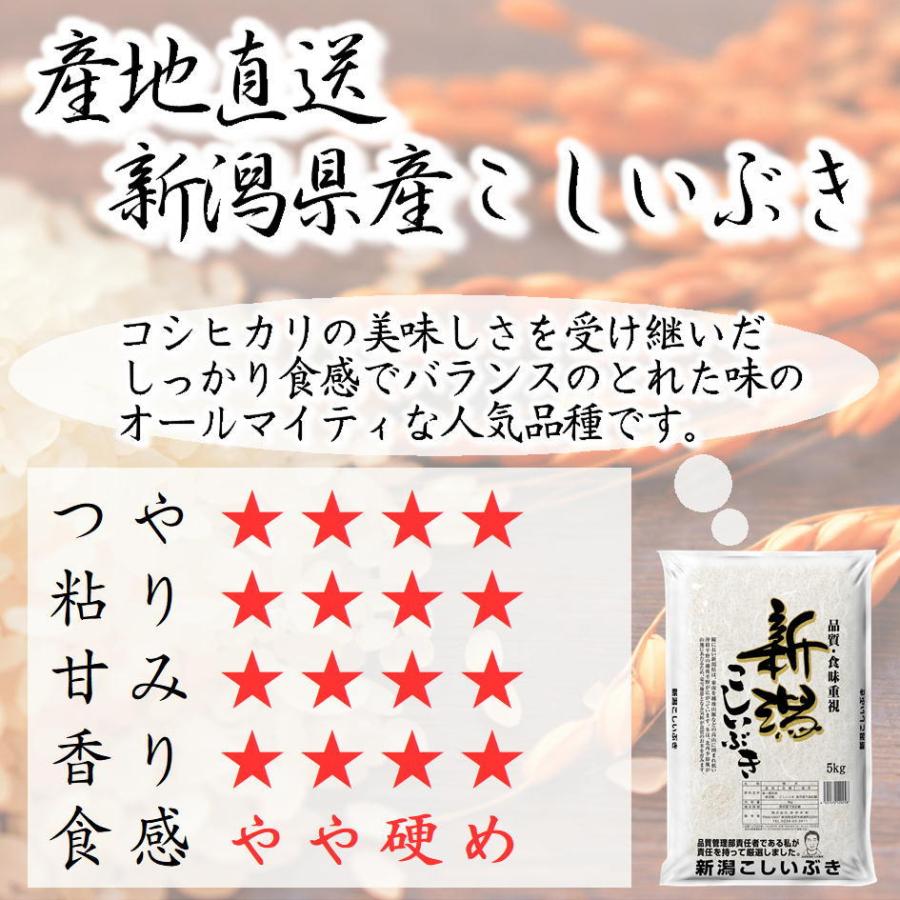 米 5kg 送料無料 産地直送 令和5年産 全国産直米の会推奨　新潟県産 こしいぶき 5kg