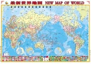 金時代 全新世界地圖 /份 108x78 cm 全開防水上光 9789865736545
