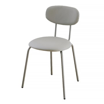 【RICHOME】佛萊貓抓皮餐椅灰色