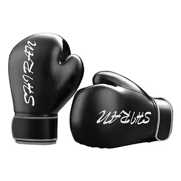 ANTIAN 拳擊訓練手套/散打學習拳套/格鬥自由搏擊男女沙袋拳套  1雙  兒童  黑色