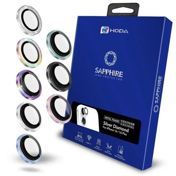 【HODA】iPhone 16 / 16 Plus 藍寶石鏡頭貼  CS2
