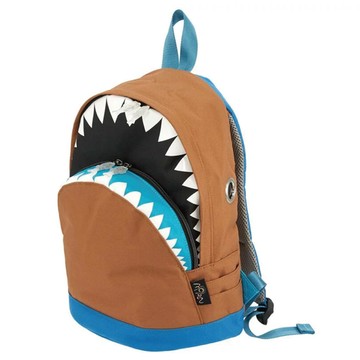 Morn Creations｜正版鯊魚背包 SK-202-BR (M) 咖啡