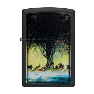 Zippo 【官方授權店】 Frank Frazetta 幻想巨樹防風打火機