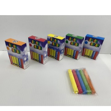 三井牌 粉筆 黃 紅 藍 綠 橘 10入 盒裝【星星文具】