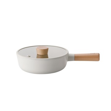 FIKA系列鑄造迷你炒鍋18CM+玻璃蓋(IH、電磁爐適用)