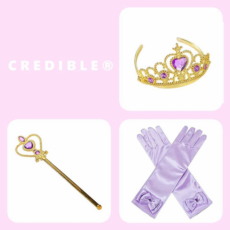 プリンセス ドレス 子供 コスチューム 豪華 アクセサリー セット