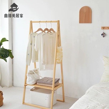 免運 衣帽架 置衣架 落地式衣架 落地臥室家用衣帽架不占空間衣柜出租房簡易折疊晾衣架【yyy】