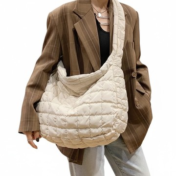 SCHÖN 雲朵包 手提/單肩/斜挎包  大  白色  1個