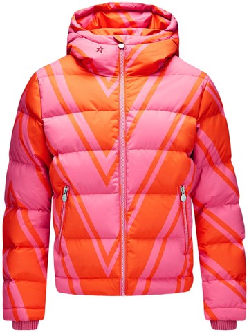 Perfect Moment - Polar Flare down ski jacket - women - Polyester/Polyester/Nylon/Goose Down/Spandex/Elastane/Feather - S - Red