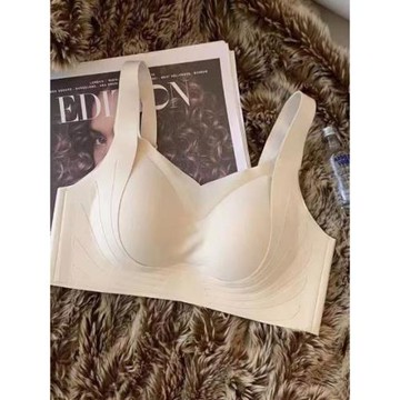 無痕內衣女薄款舒適聚攏收副乳防下垂上托調整型睡眠運動文胸乳罩