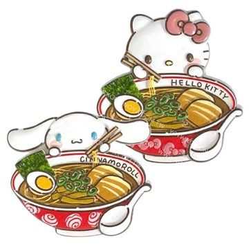 小禮堂 Sanrio 三麗鷗 造型磁鐵 (拉麵款) Kitty 大耳狗