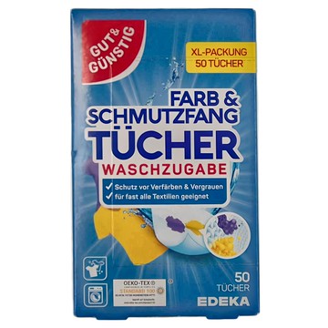 GUT&GUNSTIG 洗衣防染吸色紙 50張 XL加量版  1盒