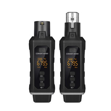 專業通用有線麥克風轉無線話筒接收器樂器發射調頻動圈麥48V電容【北歐家居生活】