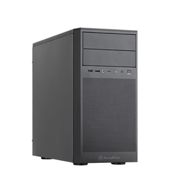 銀欣 緊湊的Micro-ATX塔式機殼，充足的硬碟支援與相容性