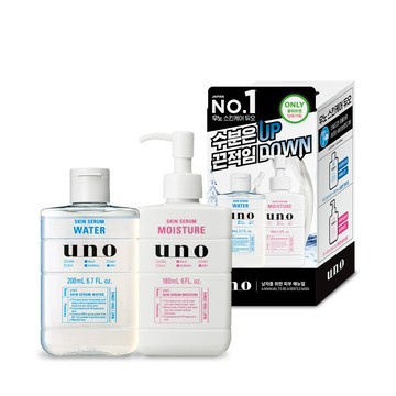 uno Skin Serum Duo Set (Serum Water 200m+Serum Moisture 180ml)