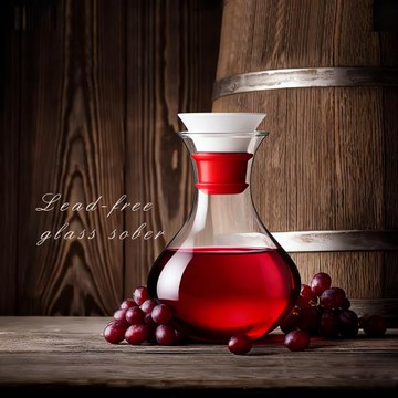 分酒壺玻璃紅酒分酒器家用冷水壺大容量冷飲料壺白酒葡萄酒醒酒器